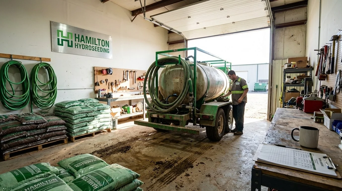 Hydroseeding Hamilton – professional workshop and equipment depot